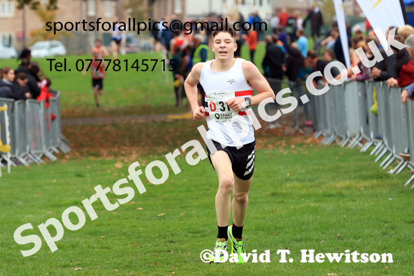 Senior Mens relay, 2025 Northern Cross Country Relays, Graves Park, Sheffield. Photo: David T. Hewitson/Sports for All Pics